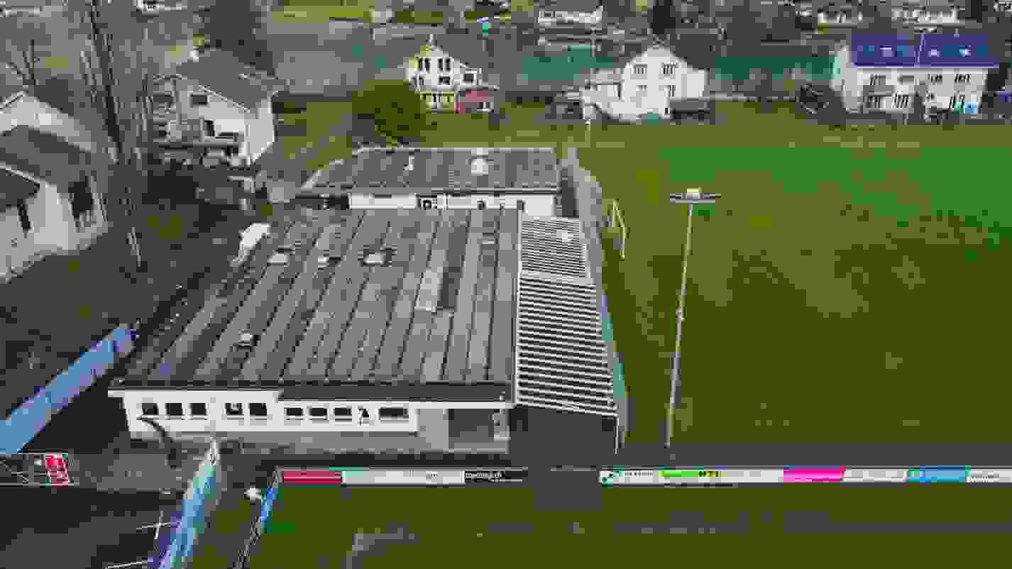 PV-Anlage Sportanlage Lanzenen