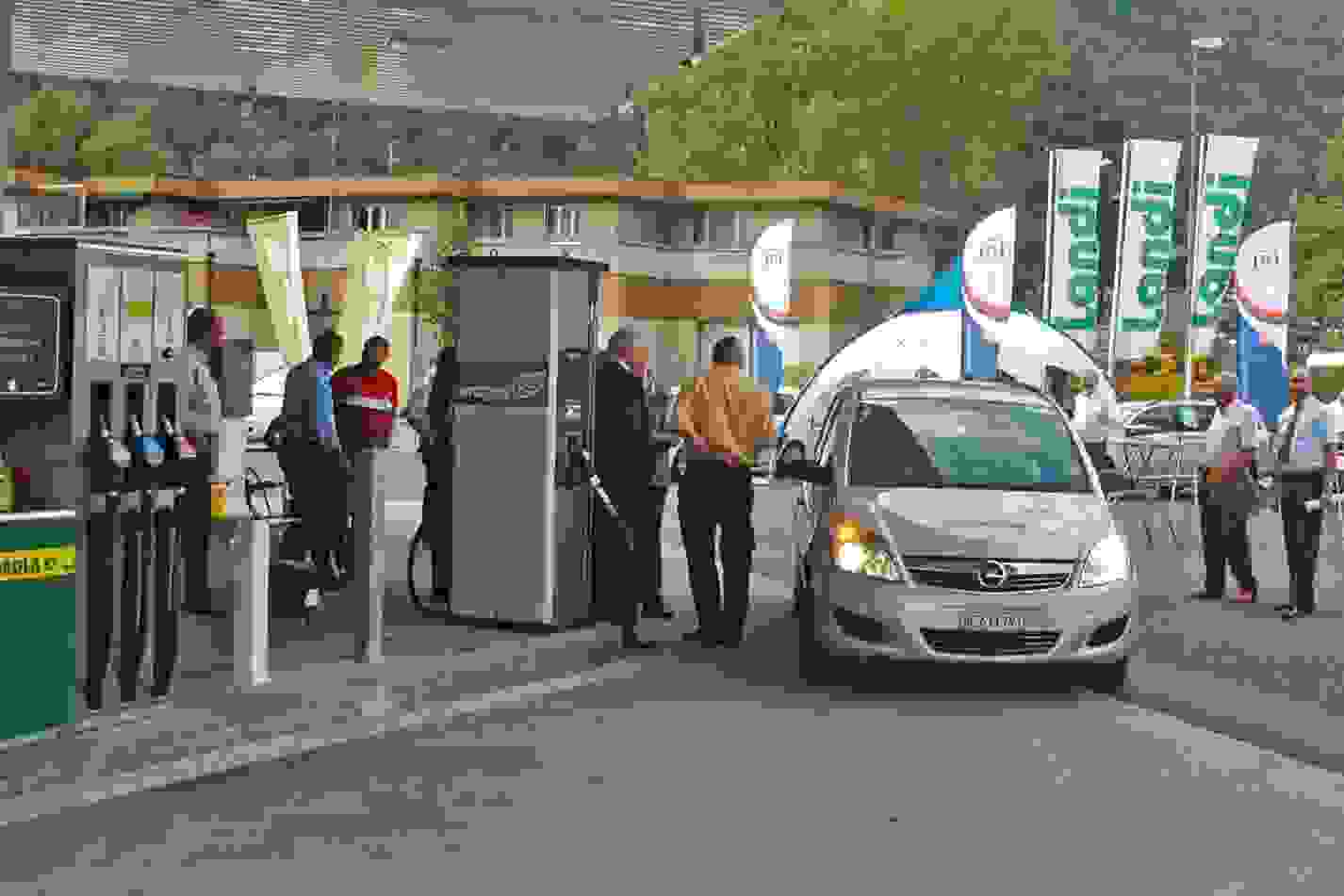 Eröffnung Erdgastankstelle 2009